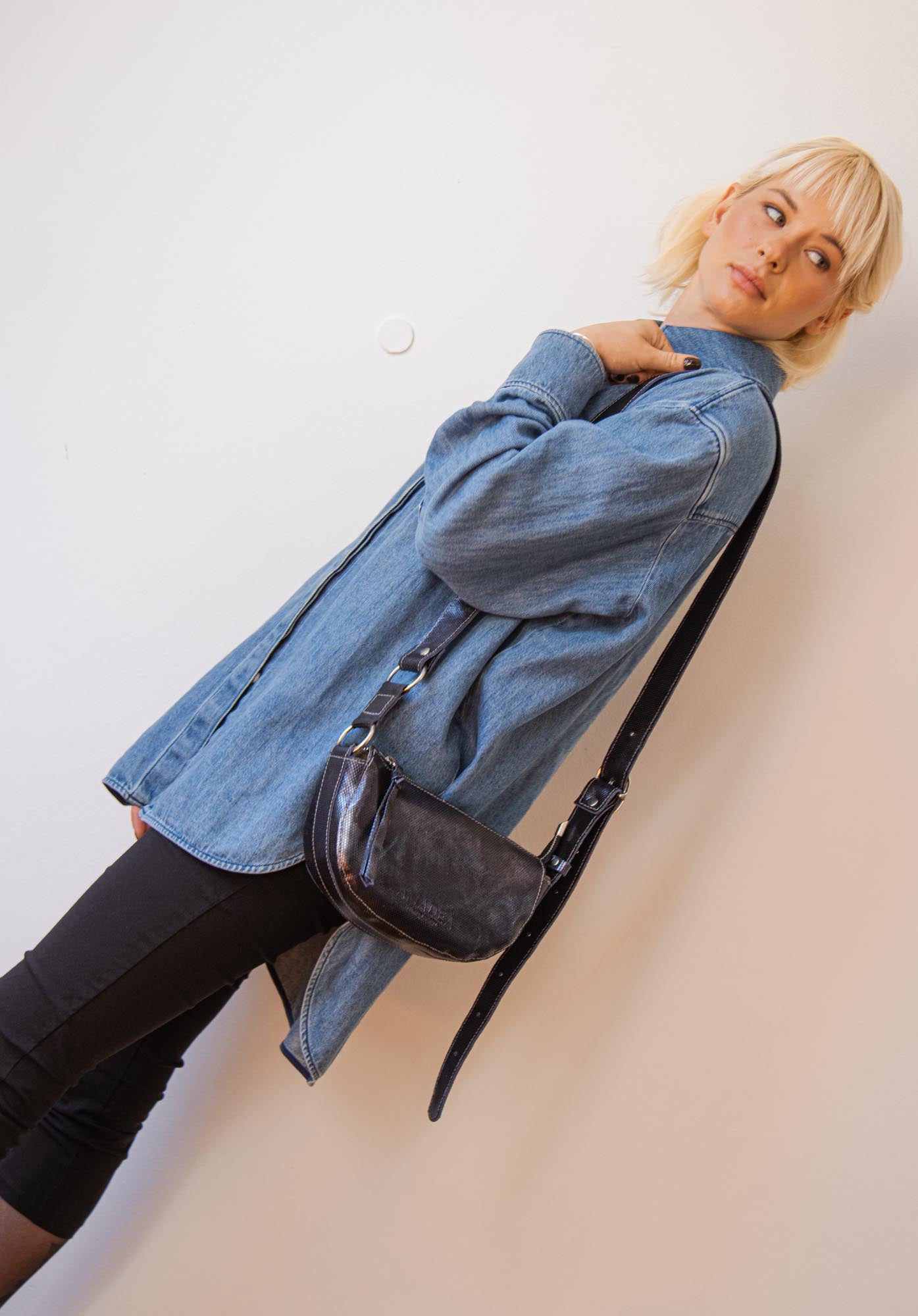 Rosilla Bag - Azul metalizado