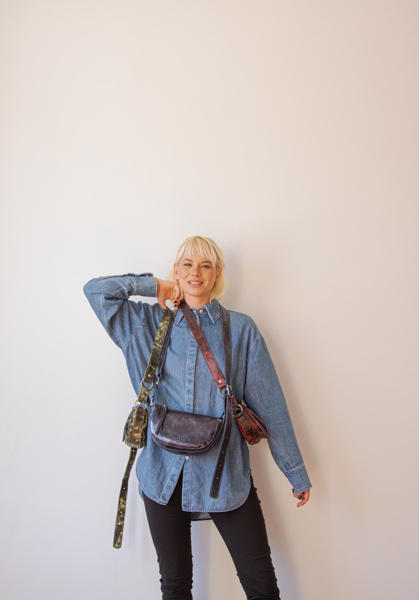 Rosilla Bag - Azul metalizado
