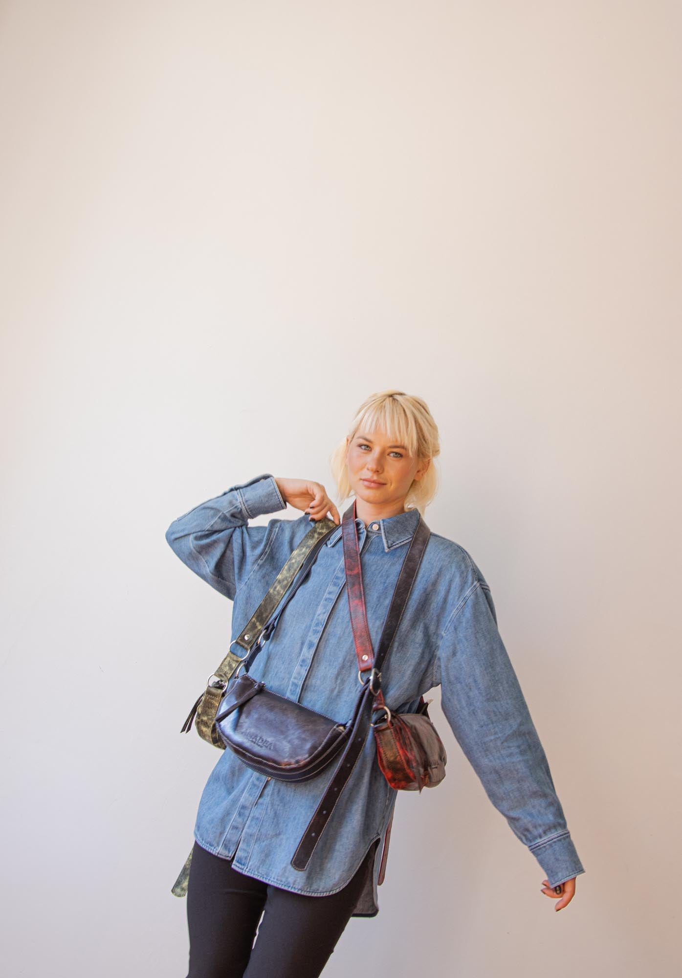 Rosilla Bag - Azul metalizado