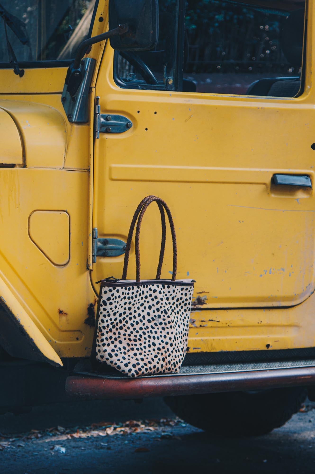 Viña Bag - Chocolate&Animal Print