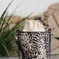 Bee Bucket Bag -  Black&White