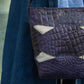 Entrelazo Bag - Purple Crocco