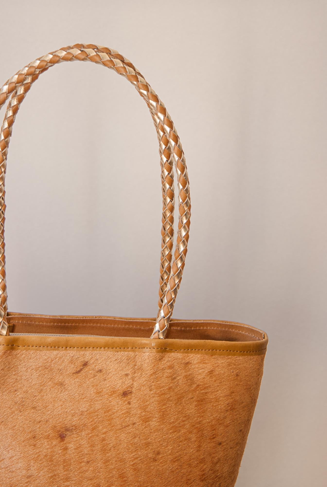 Viña Bag - Beige&Dorado