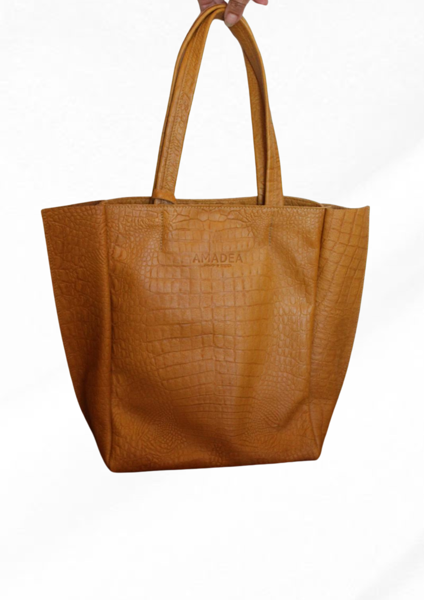 Celina Bag - Camel Crocco